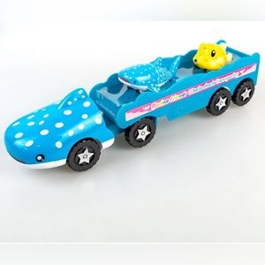 Whale Shark Semi Toy Truck Pull Back Adventure Planet Ocean Marine Friends 3+